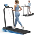 Walking Pad W/ Incline & Handle Bar Foldable Treadmills Home Small Spaces 3.0HP