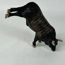 Big Country Farm Toys Bull Figure Rodeo Bull Riding Figurine Kicking Cattle Toy