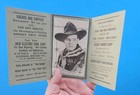 Buck Jones Portrait Vintage Cowboy Western Original Trifold advertisement Photo  — photo 4