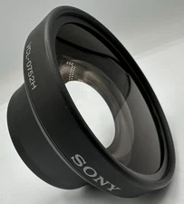 Sony VCL-0752H 0.7x Wide Angle Conversion Lens 52mm Thread Made in Japan Black