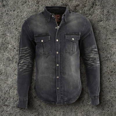 Milwaukee Leather MPM1620 Mens Flannel Biker Shirt with CE Approved Armor Sz 4XL