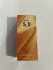 Coty Wild Musk 1.5oz  Women's Eau de Cologne- OPEN BOX