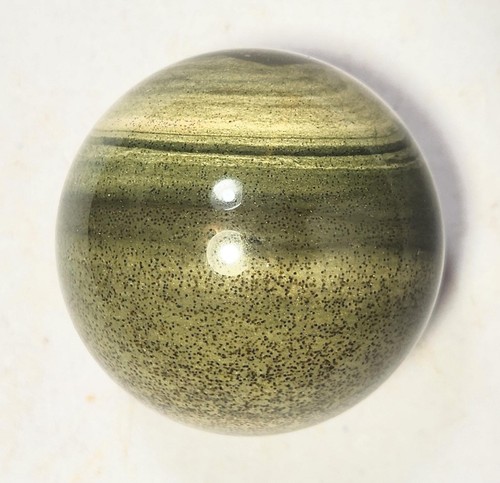 Green AZ Lizardstone 54mm Classic Interior Decor Sphere - Rare Collectible 6420 - Picture 9 of 10