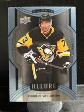 Pierre-Olivier Joseph #129 2020-21 UD Allure Double Rainbow Pittsburgh Penguins