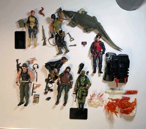GI Joe Classified Loose Lot Of 6 Loose Incomplete Figures Hasbro 6 Inch