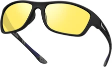 Polarized Night Time Driving Glasses for Men Women Anti Glare Night Vision Glass