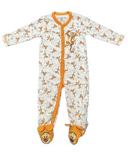 Tigger Disney Parks Graphic Print PJ Sleeper Footed Pooh Pajama Sz 6 Mo