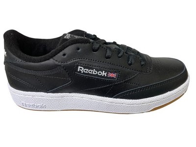 Reebok Men Sneaker Court Sports Club C 85 AR0458 Tennis Black White Size 6 M