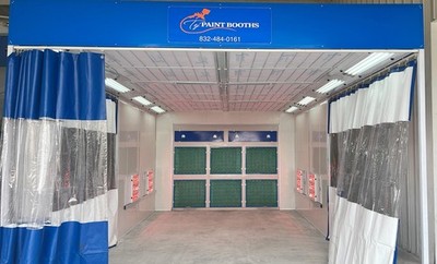4-in-1 Spray Paint Booth combines Paint Booth/ Open Face/ Prep Station/ Heating