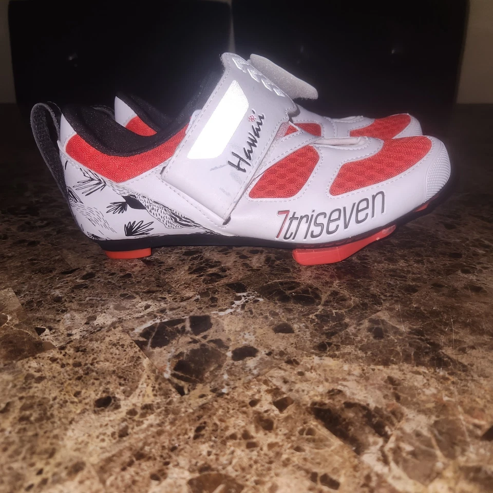 Zapatos de ciclismo de triatlón 7TriSeven TriSeven Hawaii 5,5 Foto 3 de 4