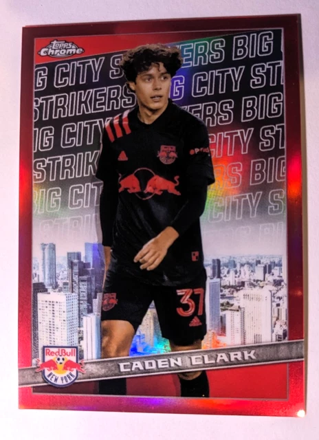 2022 Topps Chrome Big City Strikers Red Caden Clark 2/5