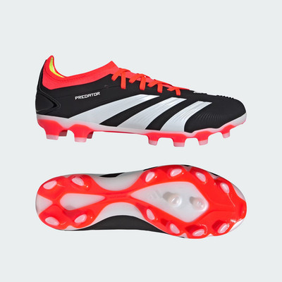 Adidas Herren schwarz & weiß Predator 24 Pro MG Fußballschuhe UK 9,5 NEU Ref 1878