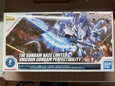 Premium Bandai MG Gundam Base Limited Unicorn Perfectibility Model kit.