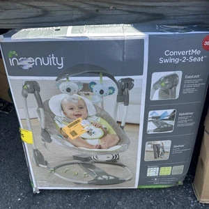 Ingenuity ConvertMe Échangisme 2 Siège bébé/enfant Rocker/chaise en roulis Siège gris