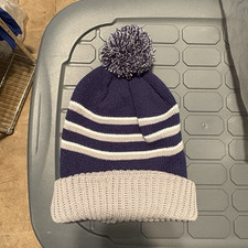Richardson Navy White Striped Pom Pom Beanie ...