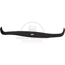 2-Tooth S-Shaped Mulching Blade 320mm x 25mm x 4mm Brushcutter