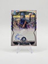 Prelander Berroa 2023 Bowman Chrome Auto Speckle Refractors SP #/299 #CPA-PB