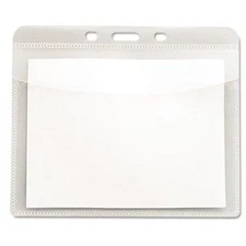 Advantus Pvc-free Horizontal Badge Holder - Horizontal - Polypropylene - 50 /