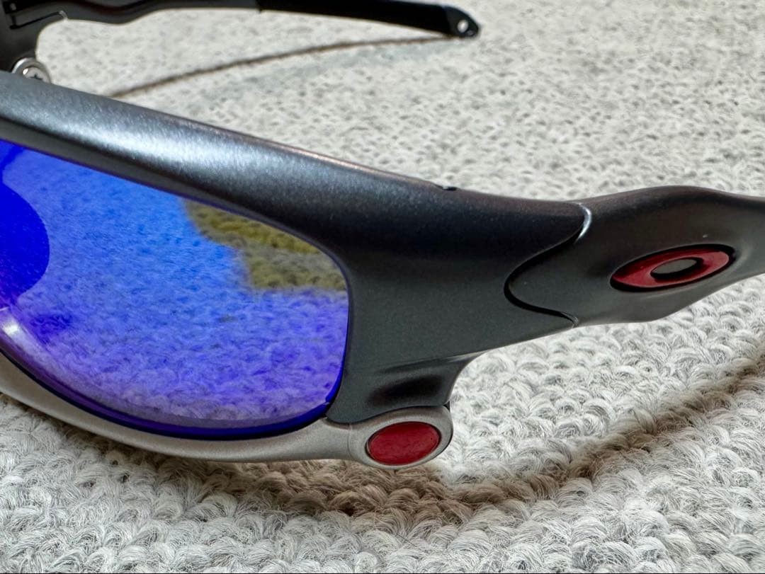 OAKLEY Split Jacket Polarized Sunglasses Gray Sil… - image 3