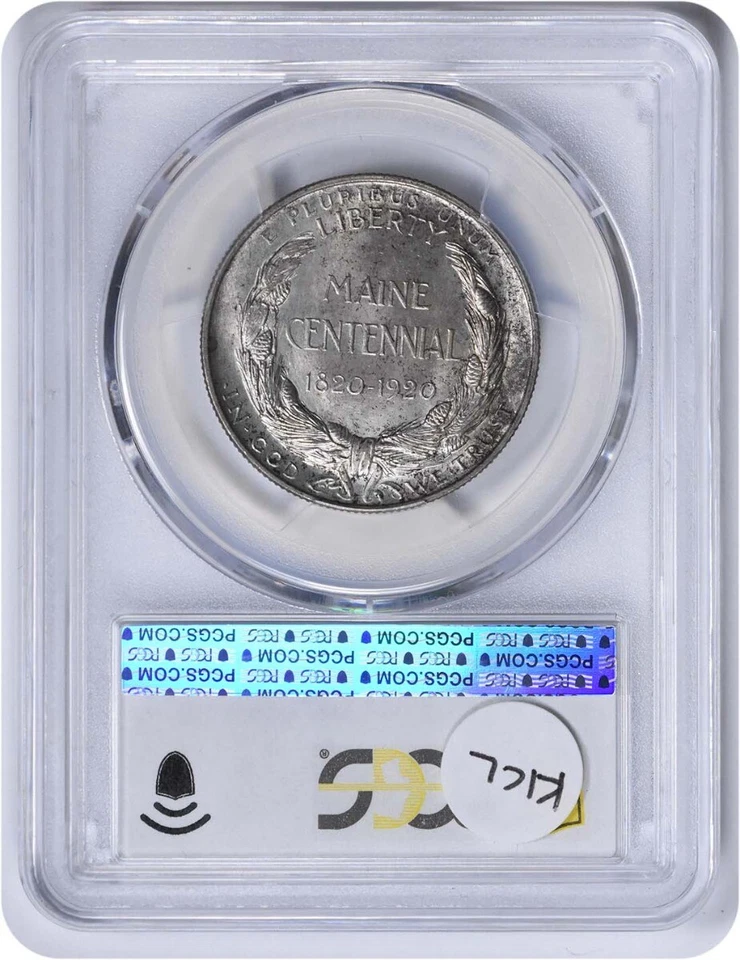 Maine Commemorative Silver Half Dollar 1920 MS66+ PCGS (CAC) - Image 2 of 4