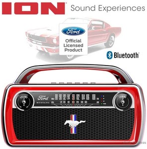 ion audio ford mustang wireless stereo speaker