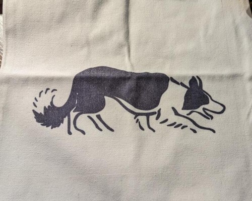 Border Collie Canvas Tote - Picture 1 of 3