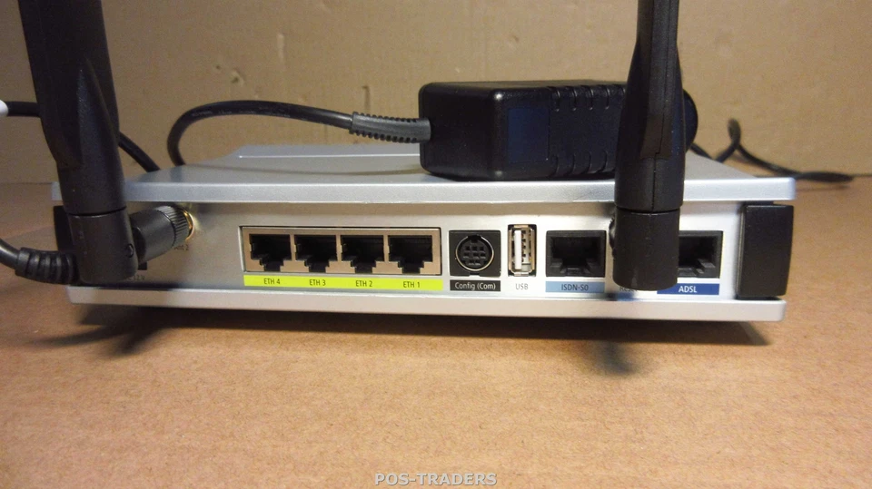 LANCOM 1781AW dual band WLAN VPN router with ADSL2+ modem INCL PSU + ANTENNAS - Bild 2 von 3