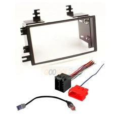 Double DIN Dash Kit Wire Harness Car Radio install for Hyundai Accent 2009-2011