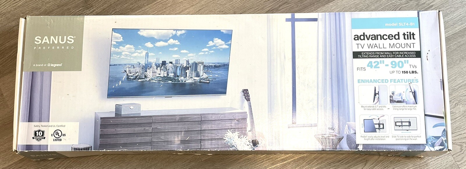 Sanus Preferred 42"90" Tilting Tv Mount eBay