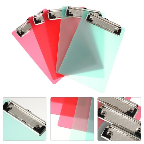 plastic clipboard clip boards (Random Mini A6 Profile Plastic Size Memo