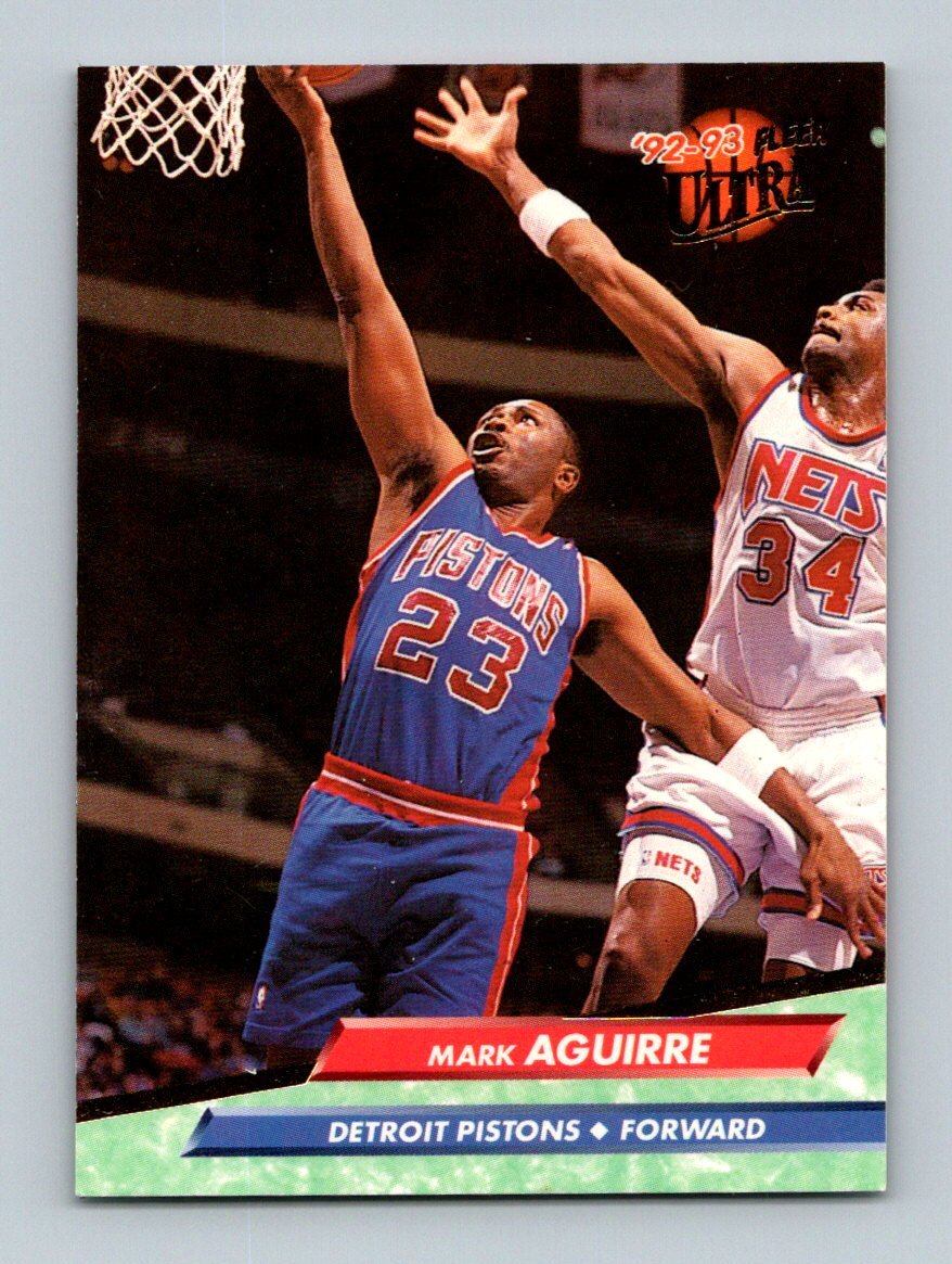1992-93 Ultra #55 Mark Aguirre Detroit Pistons Basketball | eBay display picture 2