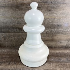 Ein Rolly Toys Giant Pawn Chess Piece 16.75" Tall Made In Germany White