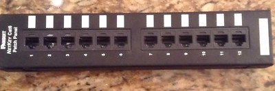 Panduit Cat 6 Patch Panel  12 Port NK6PPG12WY