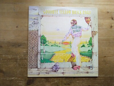 Elton John Goodbye Yellow Brick Road EX 2 x YELLOW Vinyl LP Record DJE29001