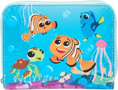 Loungefly DIsney Finding Nemo 20th Anniversary Zip Around Wallet STANDARD 