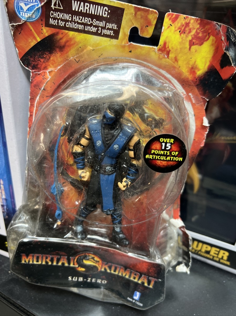 Jazwares Toys Mortal Kombat sub-zero 4” Action Figure - Damgd