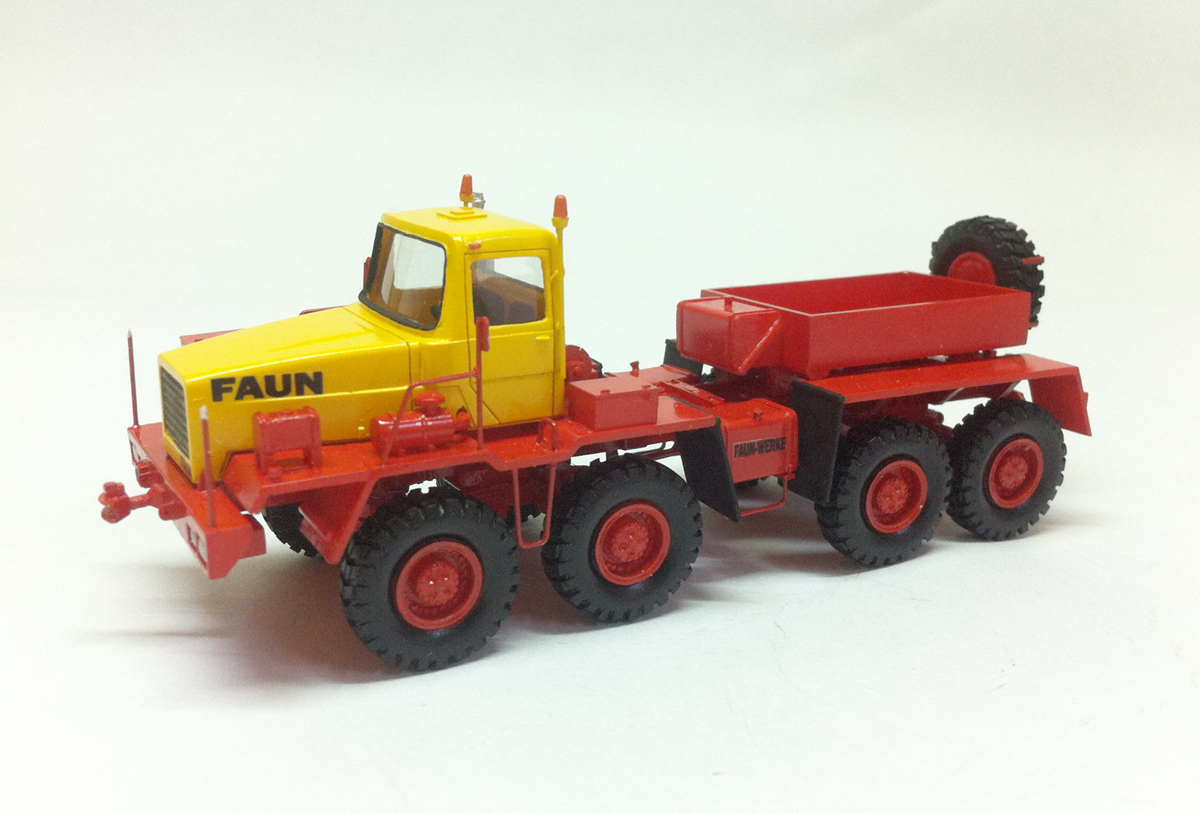 HO 1/87 Scale FAUN HZ 46.40/49 8X8 - 1977 - High Quality Resin Model Built By Fankit Models De HO 1/87 Scale FAUN HZ 46.40/49 8X8 - 1977 - High Quality Resin Model Built By Fankit Models De