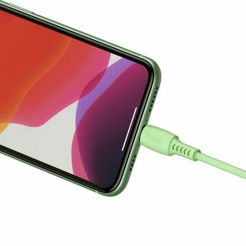 Cable de carga de datos macho USB C tipo C a 8P verde - 1,2M - Imagen 3 de 5