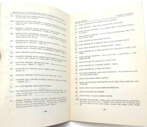 Auction Catalogue Oriental Arts Collection of Robert Balzer 1967 Re: Alan Watts - Imagen 4 de 4