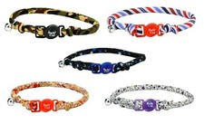 Coastal Safe Cat Round Fashion Collar 3/8" x 8-12", Each Sold Separately 