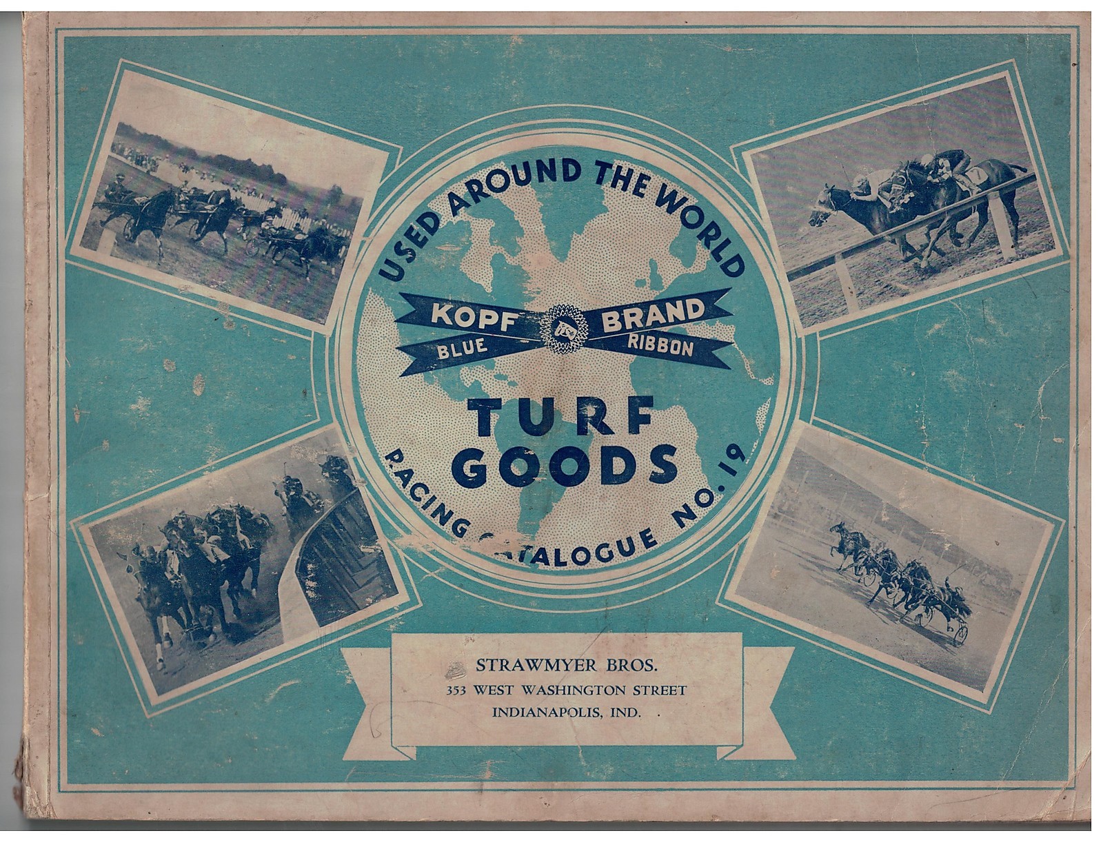 1937 Turf Goods Catalog Strawmyer Bros Indianapolis Horse Racing Equipment