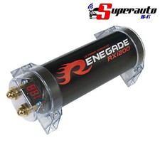 Renegade RX 1200 Condensatore da 1,2 FARAD con Voltmetro Digitale RX1200