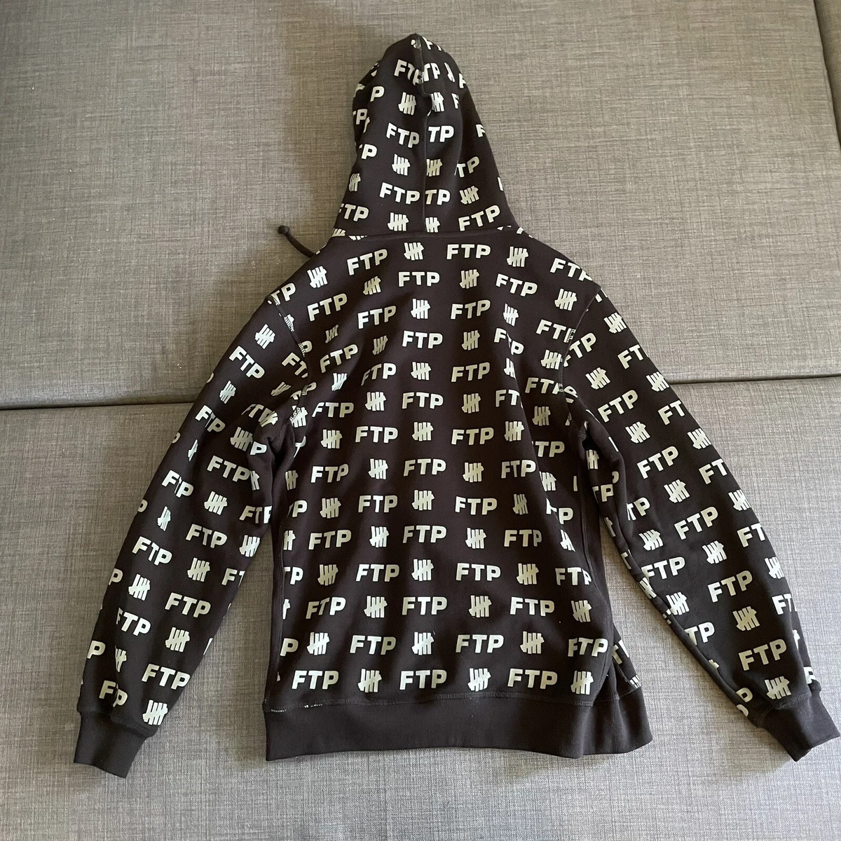 FTP x Undefeated All Over Hoodie Small with Original FTP Bag