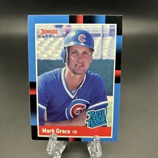 1988 Donruss Mark Grace Rated Rookie Card R35718 **READ DESCRIPTION**