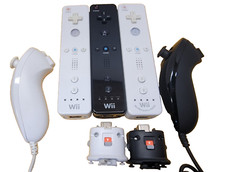 Wii Remote, Nunchuck, Motion Plus Adapter Oem Authentic Original