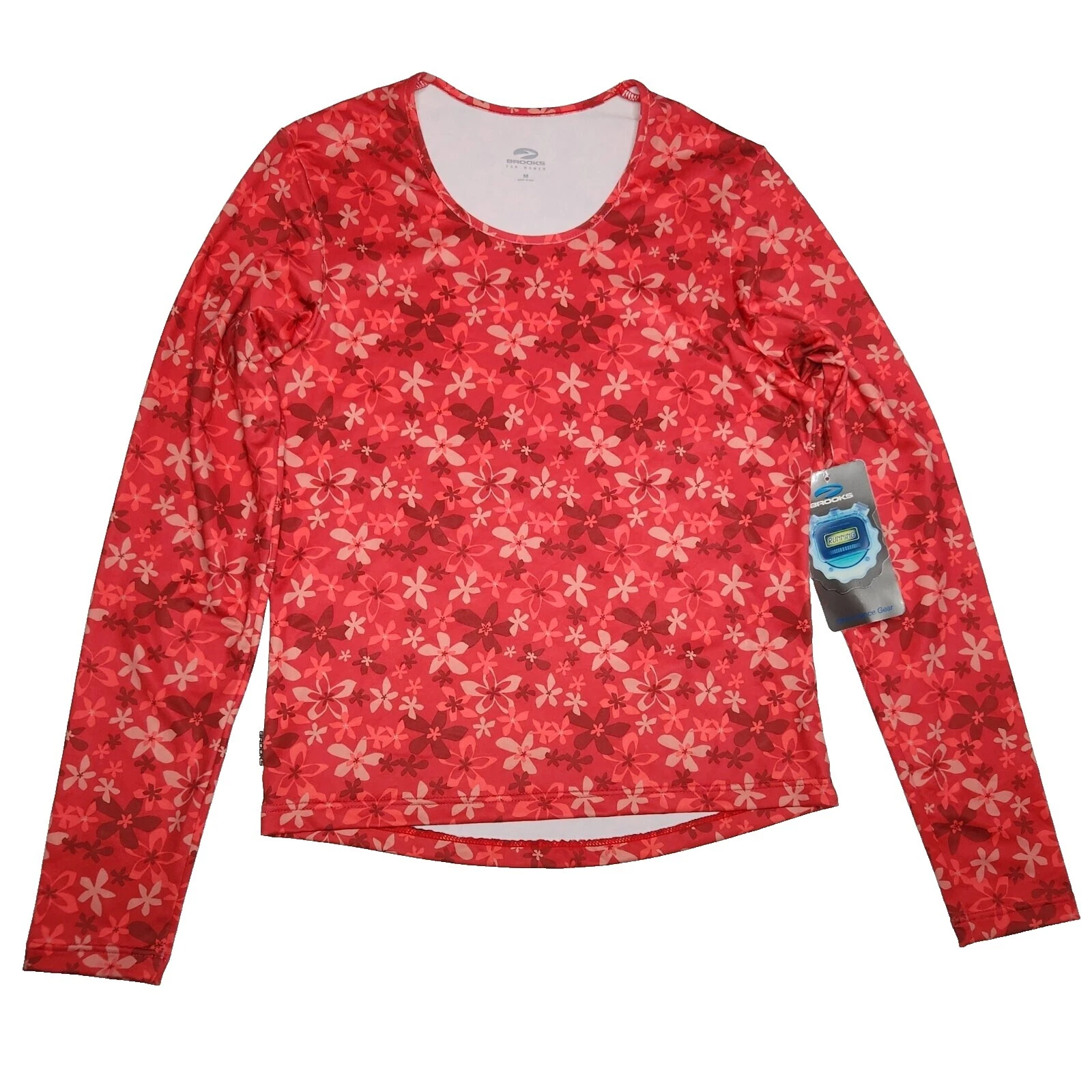 Brooks Poliéster Floral Activewear Tops para mujer