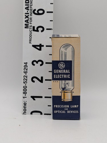GE Precision Lamp for Optical Devices Base Down 200W -100V-2CCB SC-T8-Free Ship. - Picture 2 of 9