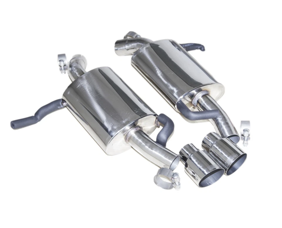 4 piezas silenciador SS con puntas para BMW E90 E91 E93 335is N54 N55/2009 BMW 335i Foto 3 de 4