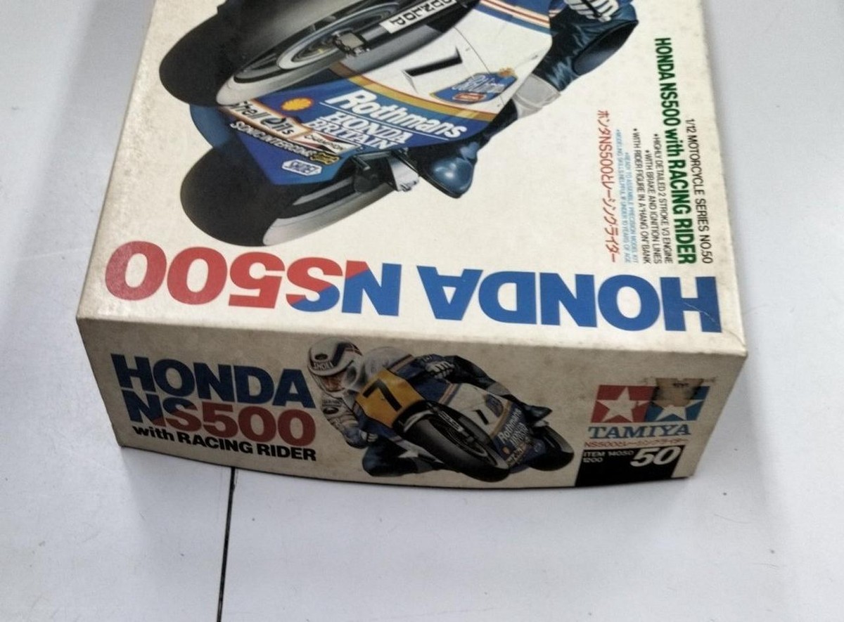 1/12 ホンダ NS500とレーシングライダー オートバイシリーズ No.50 Tamiya Auto Bye Series No.50 1/12 Honda Ns500 And Racing