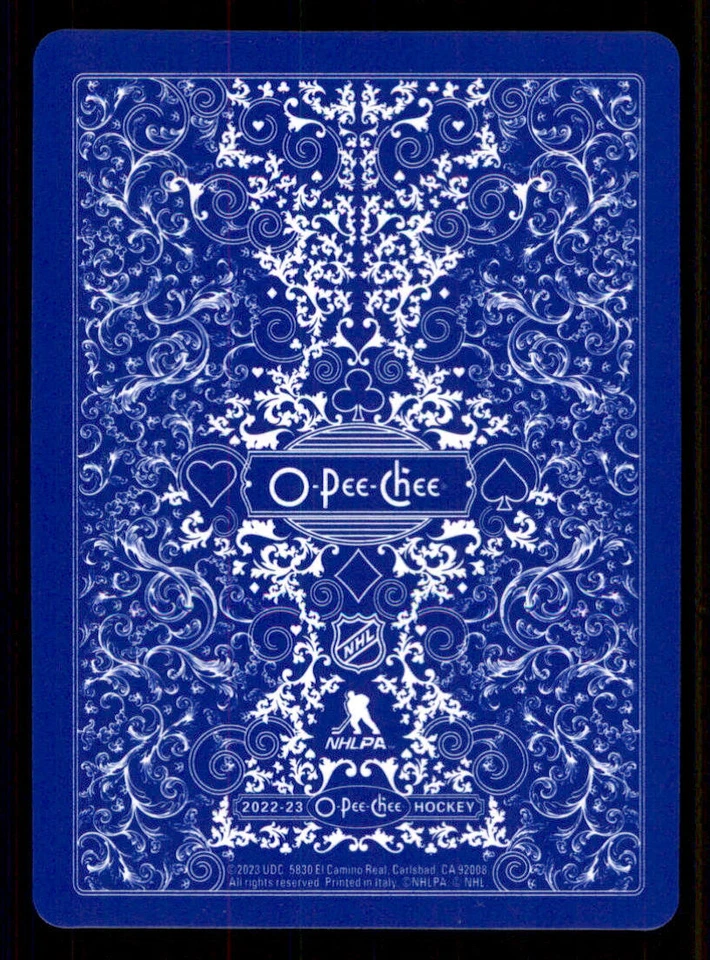 2022-23 O-Pee-Chee Playing Cards #2HEARTS Tanner Jeannot - Image 2 of 2
